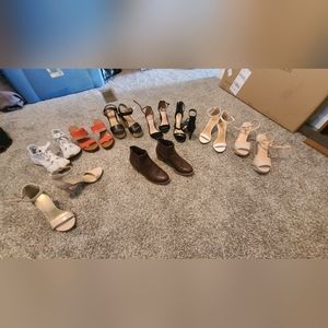 Heels, wedges, pumps all size 6